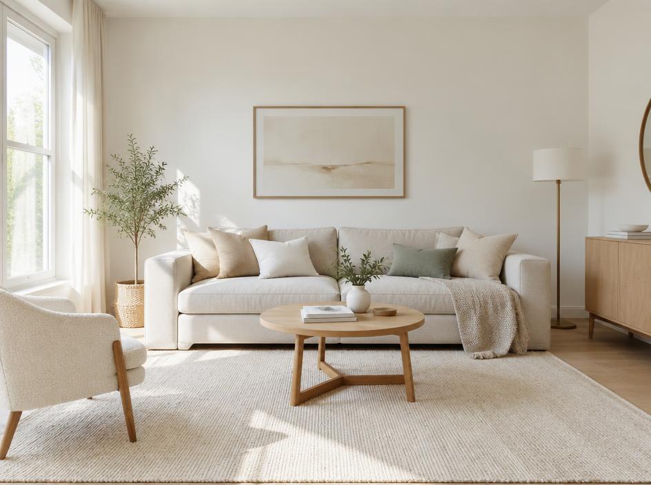 Tidy living room